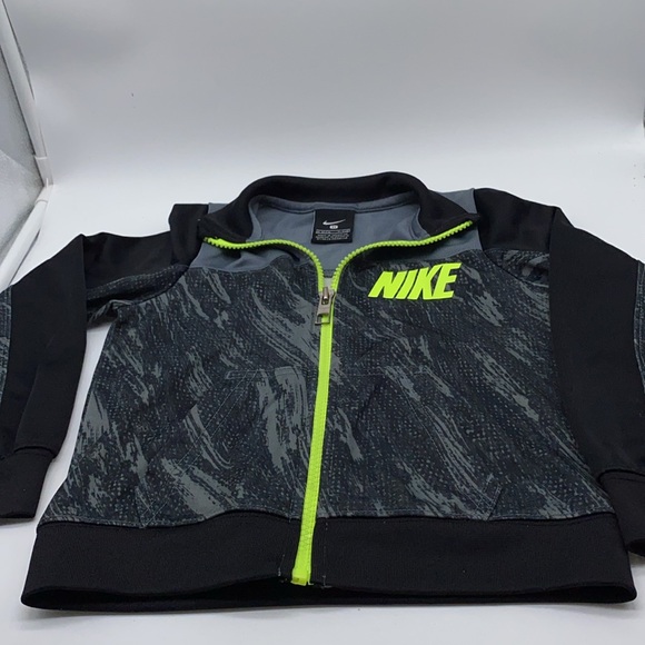 Nike Little Boys Outerwear Light Jacket Size 3T Black Grey Green - Picture 6 of 9
